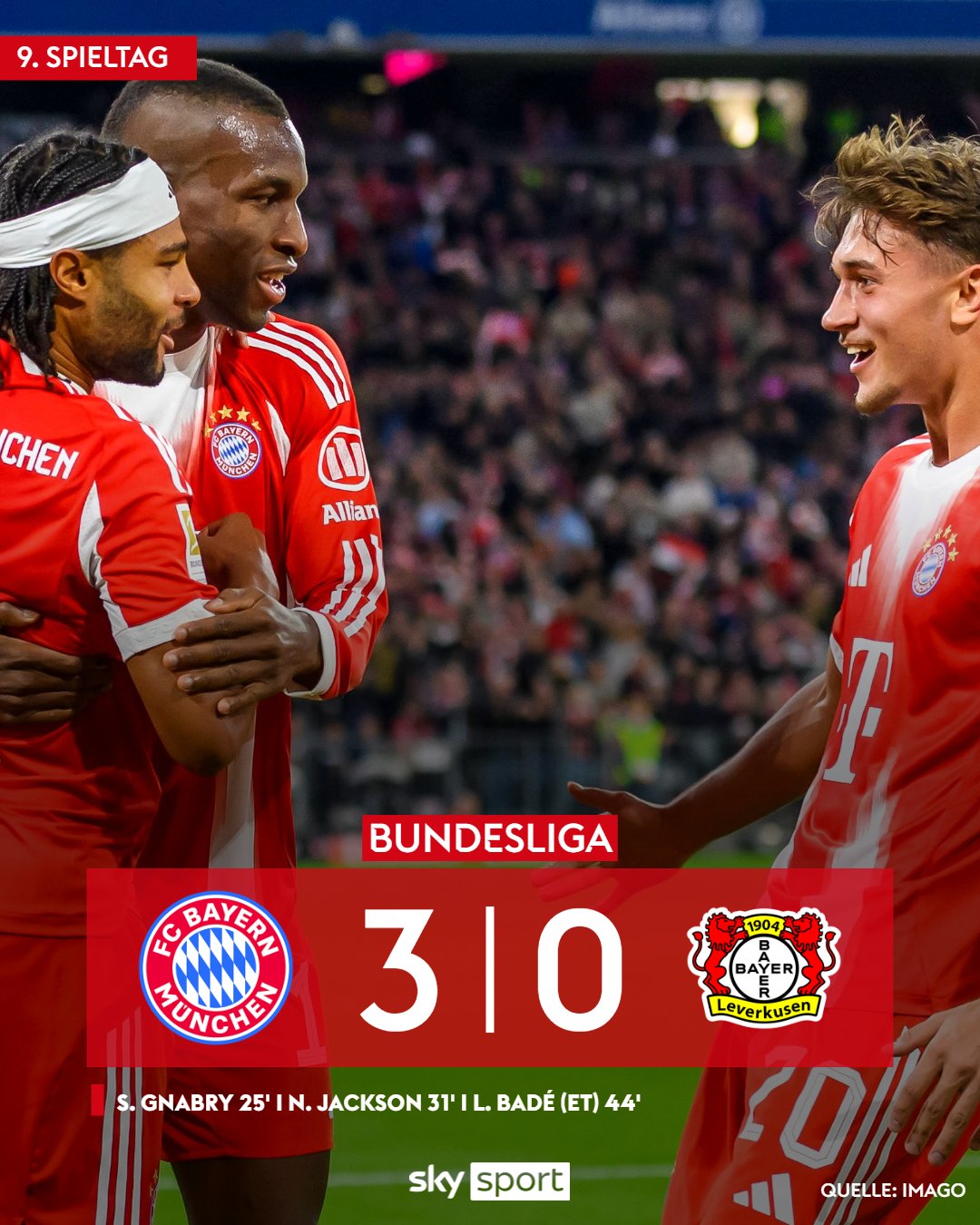 拜仁3-0药厂：替补出战拿下胜利，拜仁豪取15连胜等待巴黎