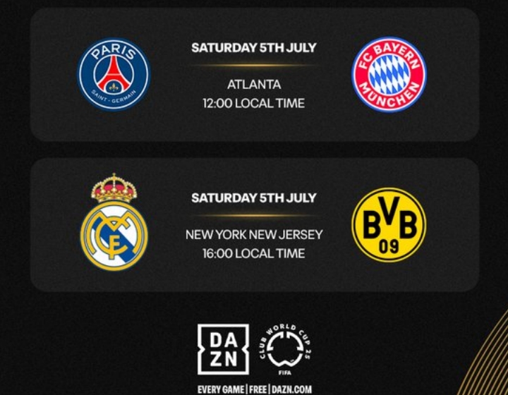 Whoscored预测：巴黎2-1拜仁，皇马3-1多特