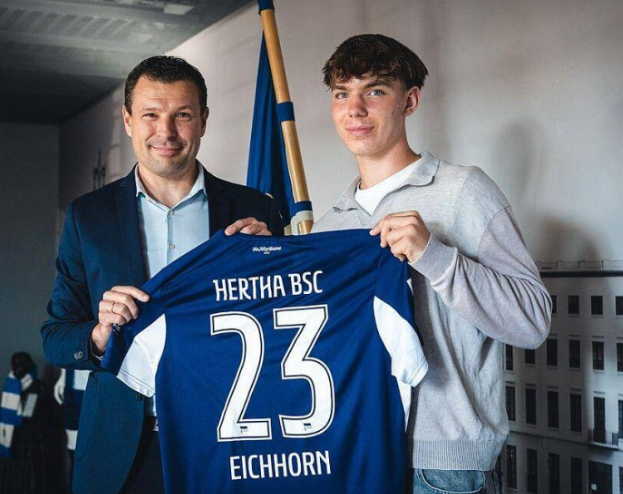 图片报：拜仁、皇马、曼联等队都在关注德国16岁的新星艾希霍恩