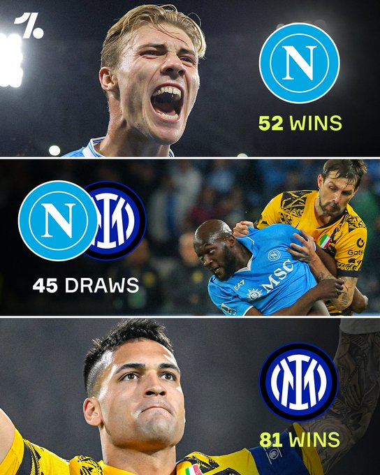 那不勒斯VS国米：虽近三场全平，但如今的国米可是不好惹啊！