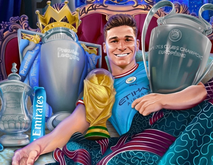 魔幻！单赛季收获三冠王和世界杯，阿尔瓦雷斯成为足球史上第一人