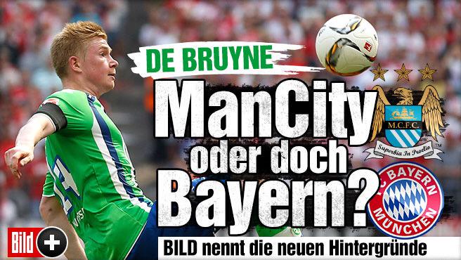 拜仁曾因2600万欧元的差价，最终错失引进德布劳内