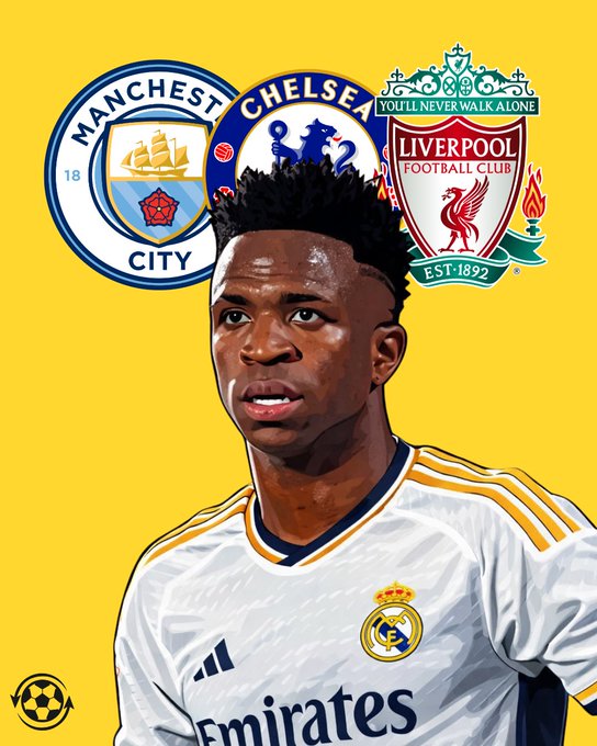 英媒：维尼修斯的经纪人已同曼城和利物浦进行联系，商讨转会可能