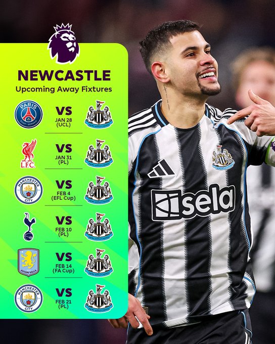 客场接连面对巴黎&曼城等豪门，迎来魔鬼赛程的纽卡这波能顶住吗