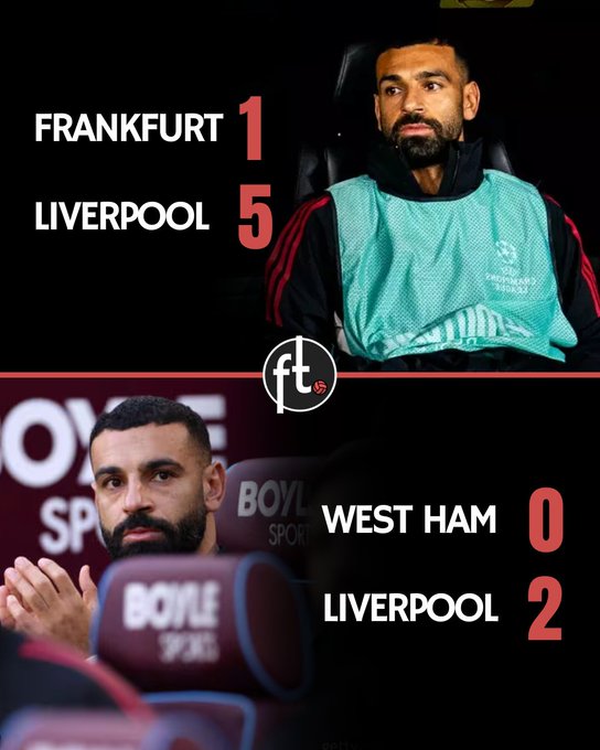 萨拉赫替补而利物浦全胜，难不成利物浦的问题就在这？