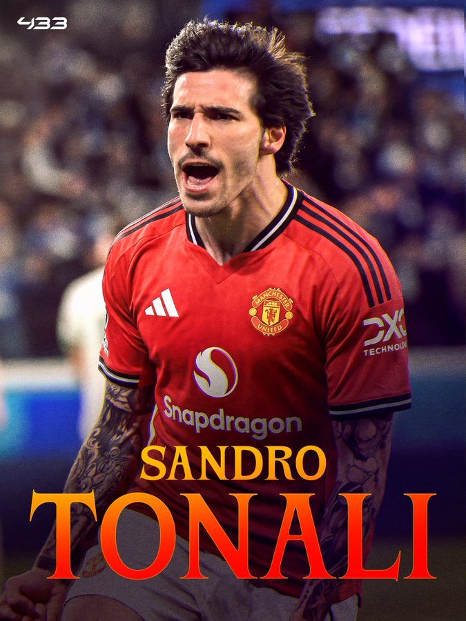 罗马诺:曼联正在为夏窗从纽卡引进托纳利而进行努力!