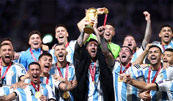 阿根廷队夺冠